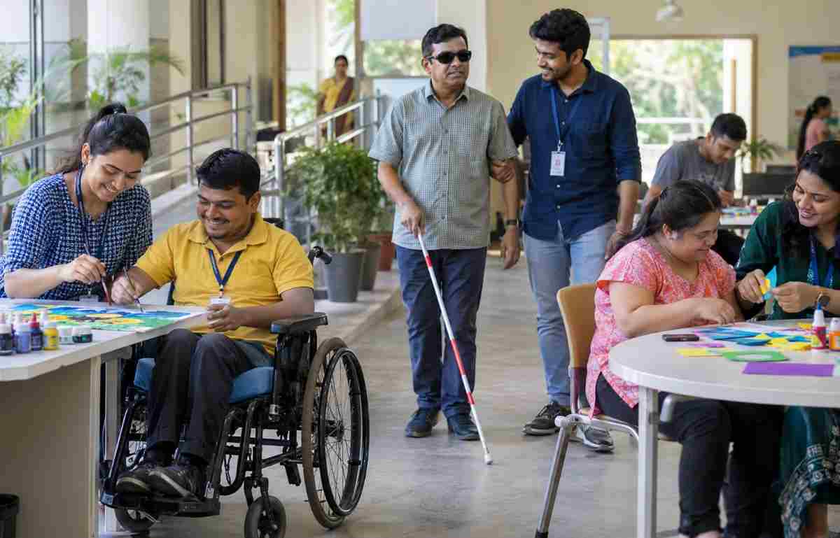 Disability inclusion and support for differently abled persons and inclusive communities